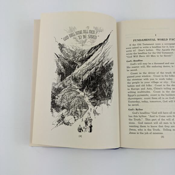 Religious Evangelical Lutheran Book Set 1940s Sandals Peace Wings Faith Bible - Picture 6 of 16